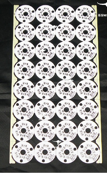 (image for) 3W 6LED SMD5630 5730 Circular Aluminum Plate Diameter Combination Î¦32mmx32 Triangle Type